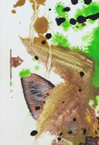 Aufgescheucht - Original auf Papier