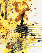 Babygiraffe - Original auf Papier