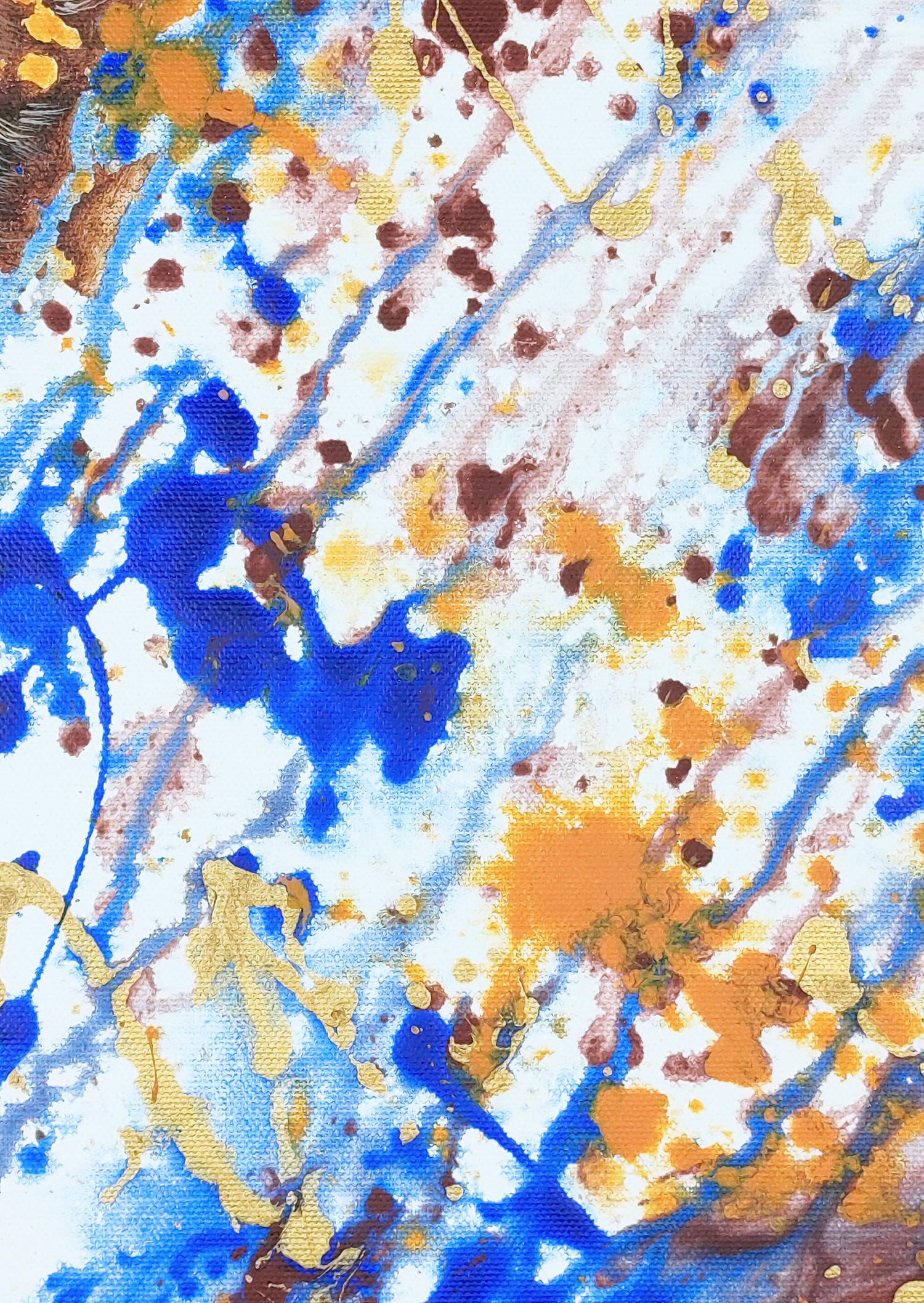 Einfach mal abhängen - Original auf Leinwand