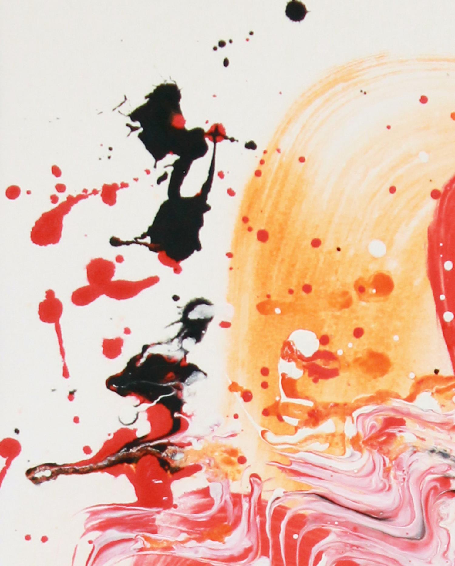 Flamingos - Original auf Papier