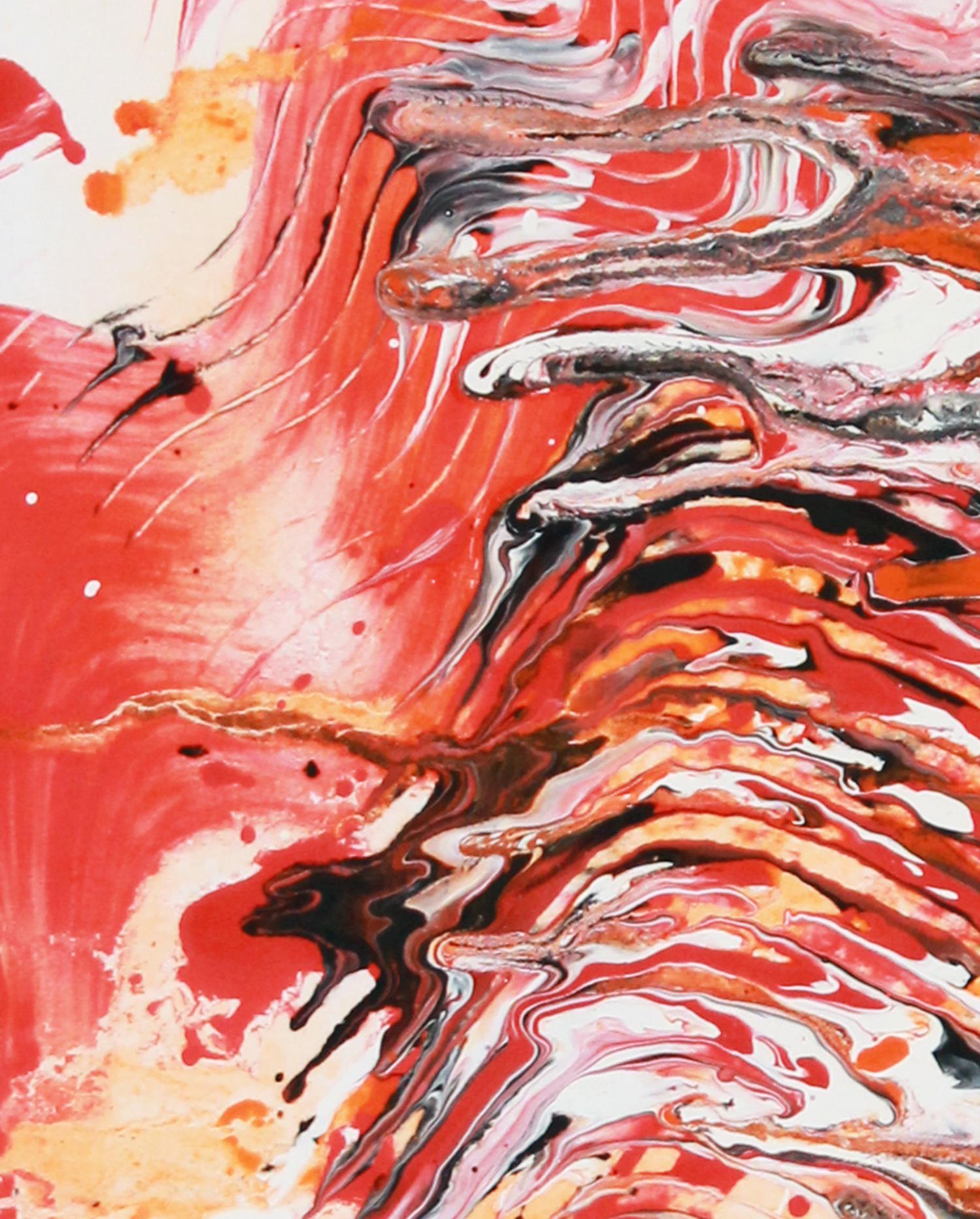 Flamingos - Original auf Papier