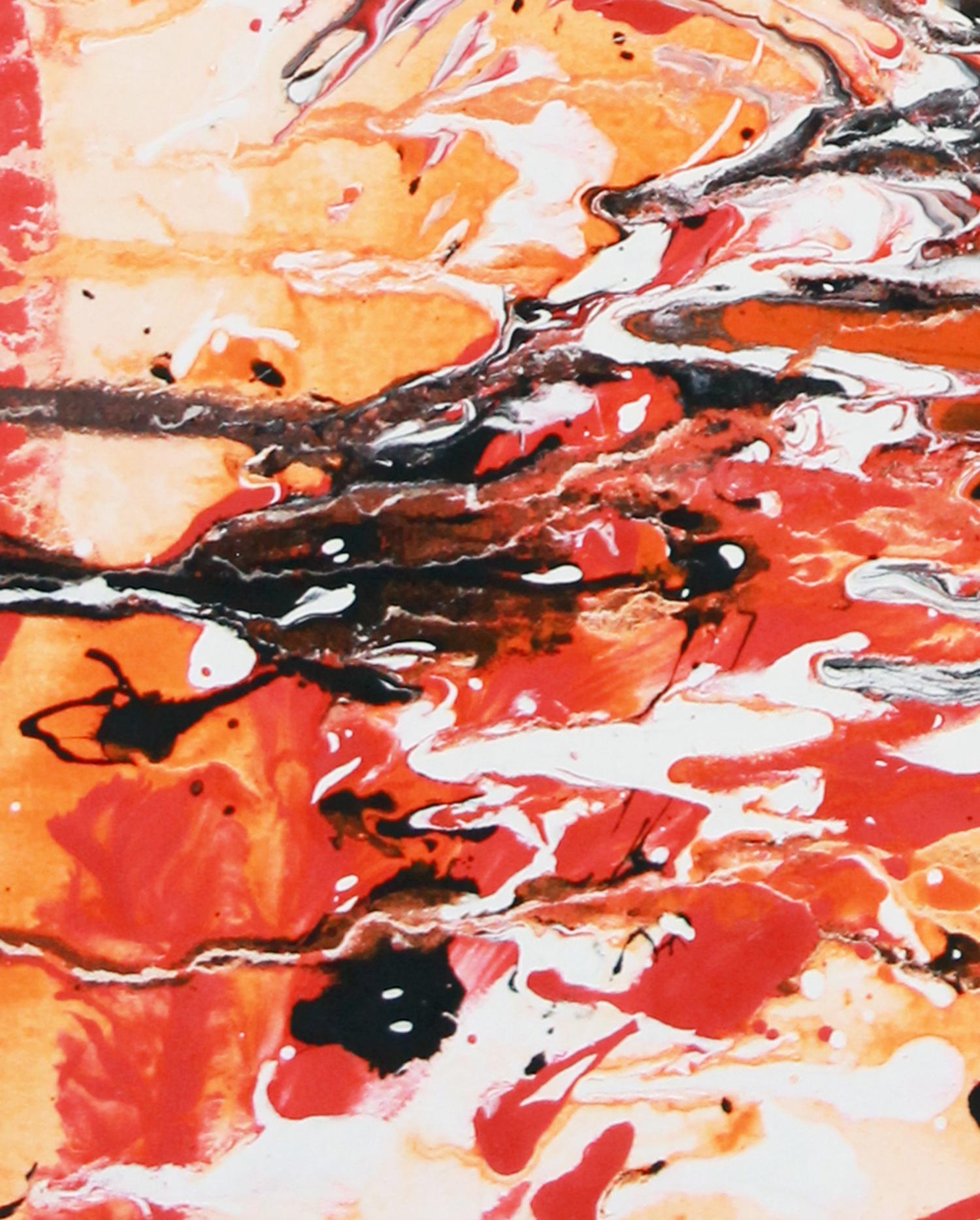 Flamingos - Original auf Papier