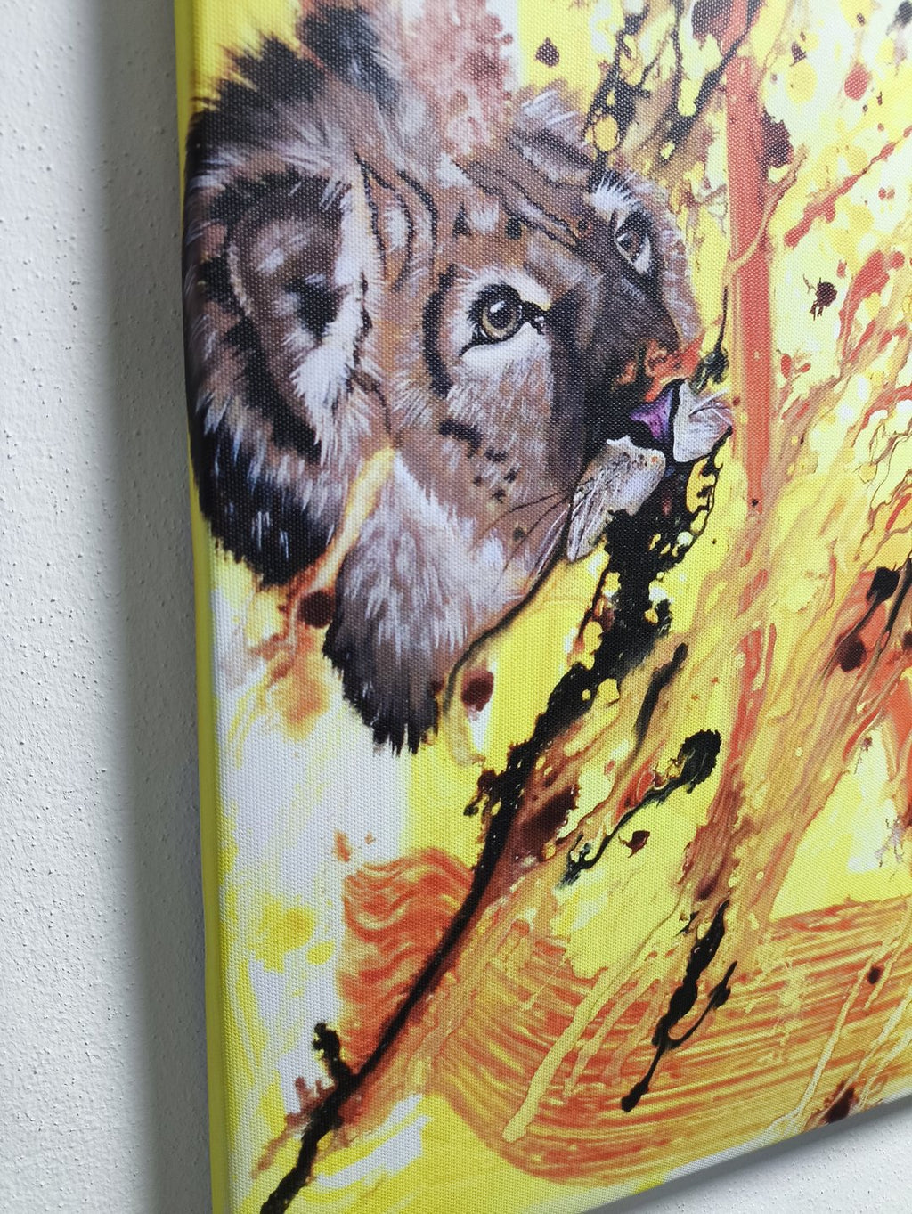 König der Savanne - Druck auf Leinwand (Limitiert)