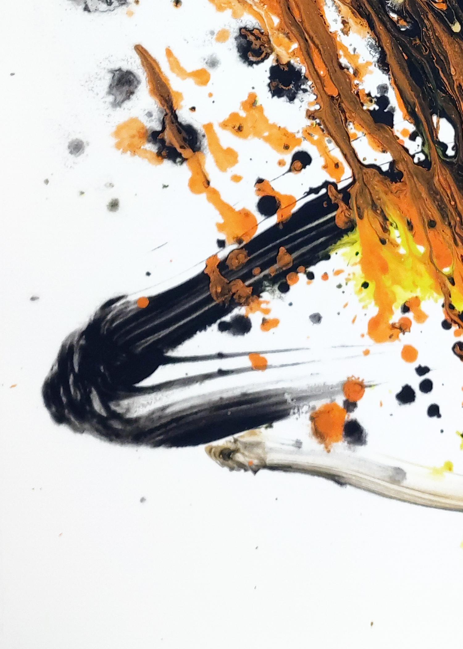 I'm the tiger - Original auf Papier