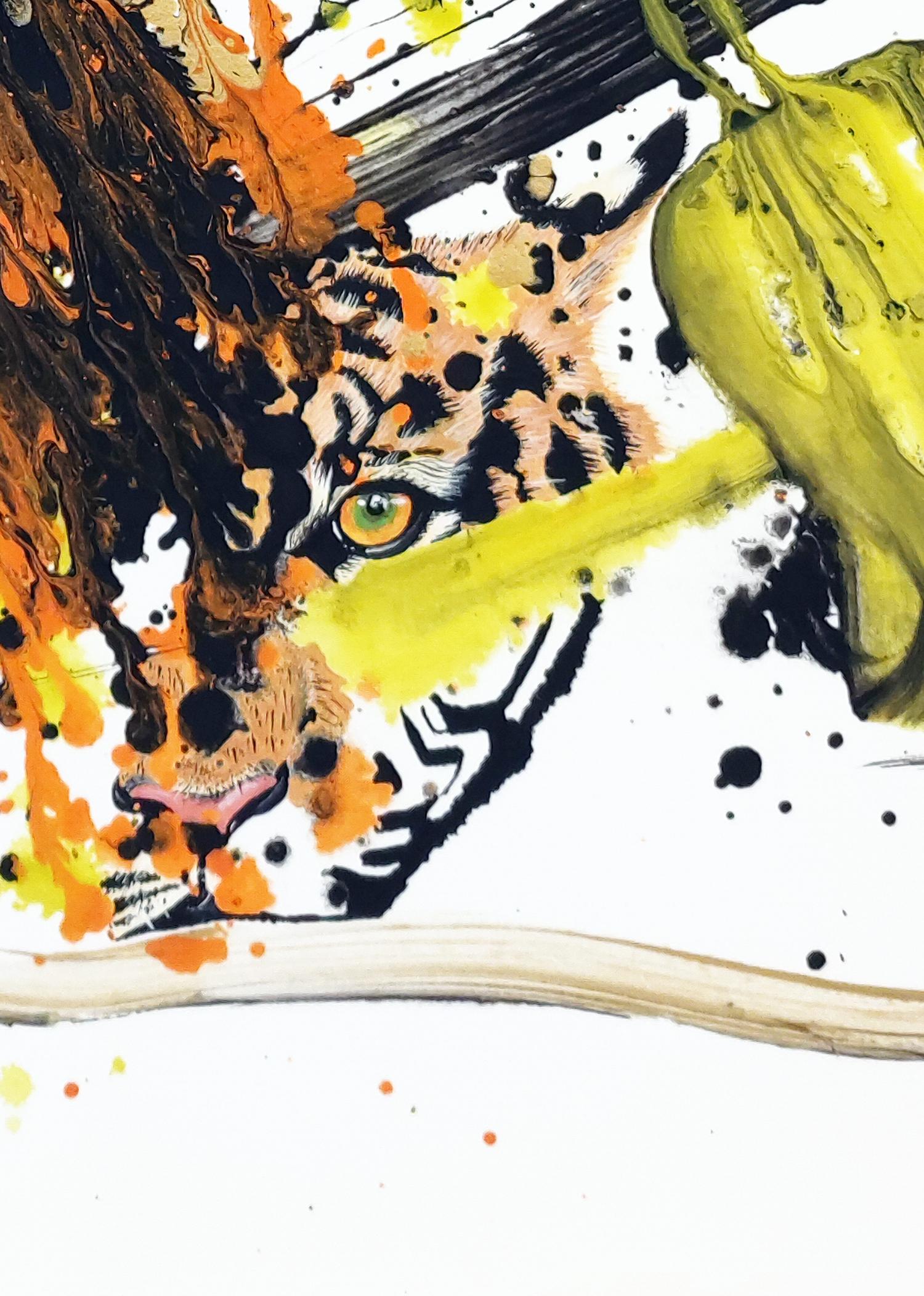 I'm the tiger - Original auf Papier