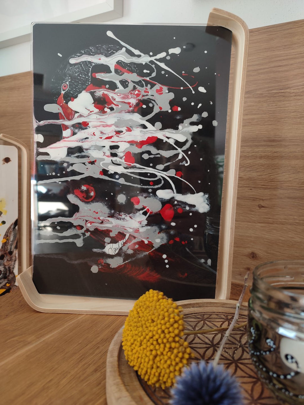 The black swan - Original auf Papier