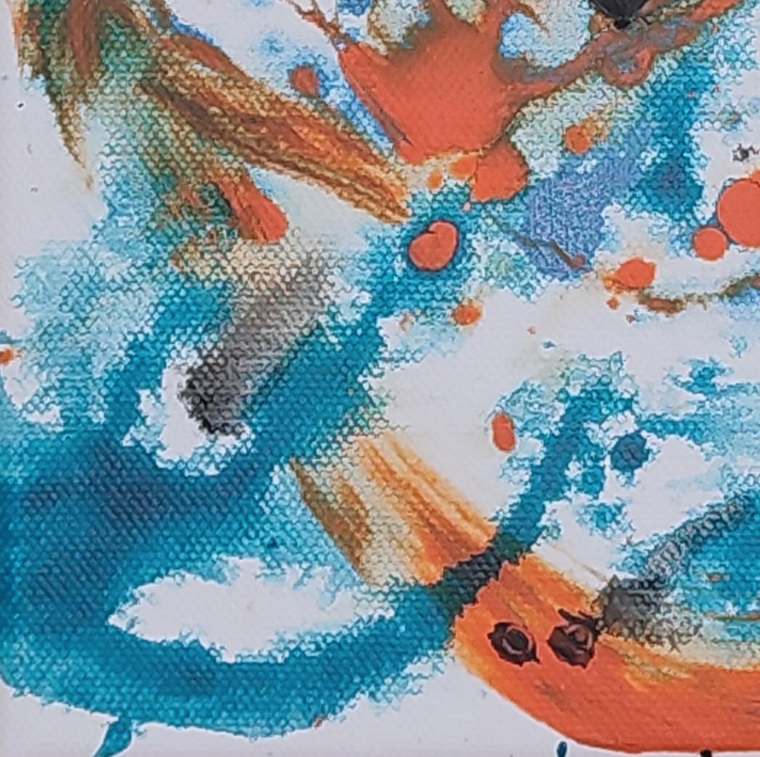 Kingfisher II - Original auf Leinwand