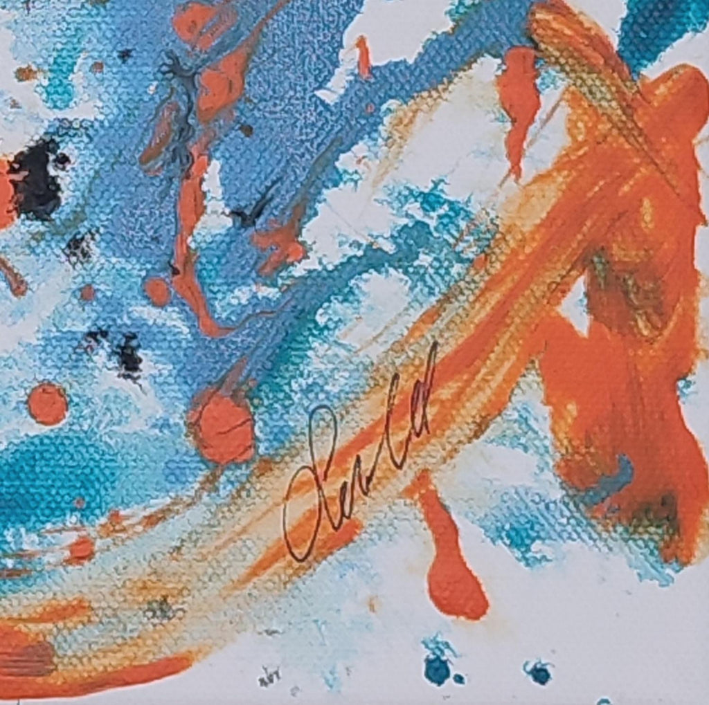 Kingfisher II - Original auf Leinwand