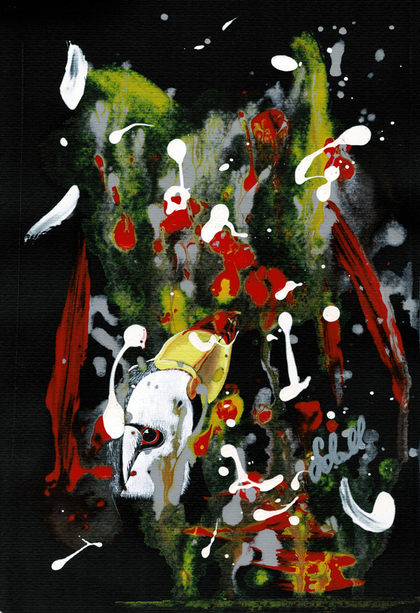 Kleiner Clown des Meeres - Original auf Papier