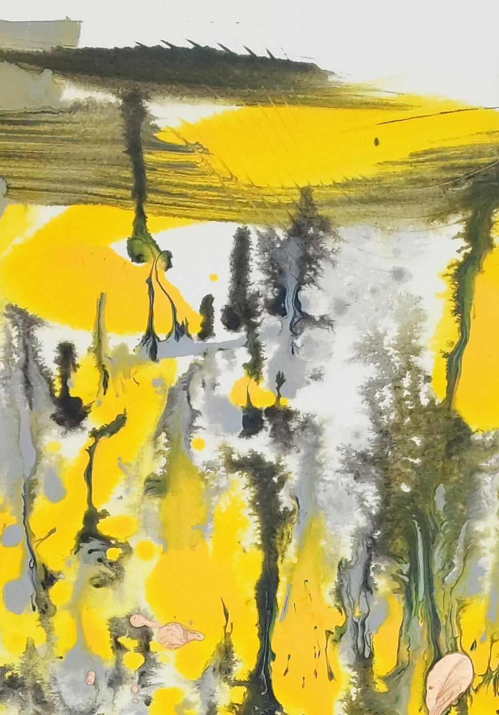 Knuddelbär im Sonnenschein - Original auf Papier