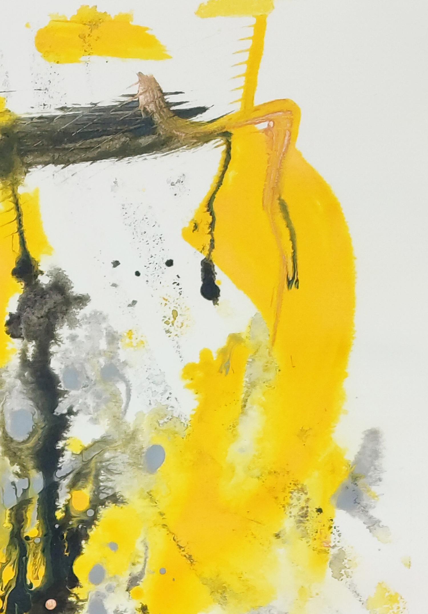 Knuddelbär im Sonnenschein - Original auf Papier