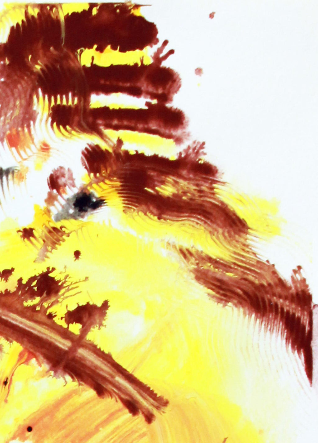 König der Savanne - Original auf Papier
