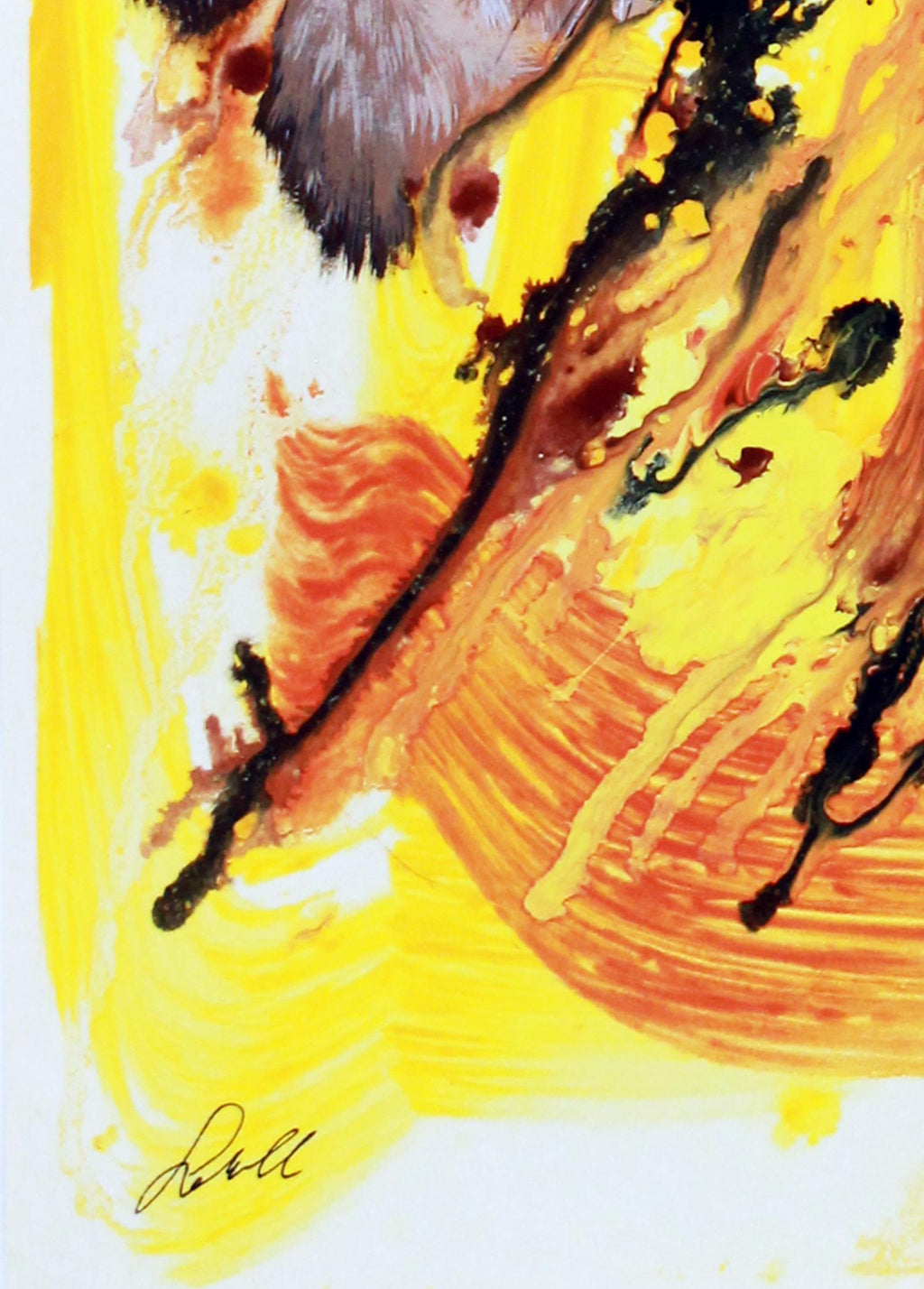 König der Savanne - Original auf Papier