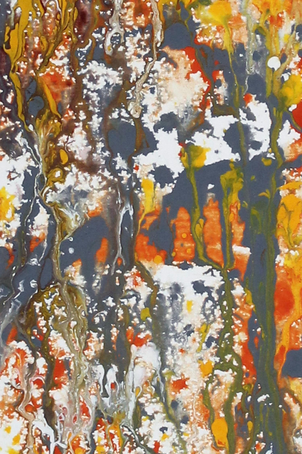 Leopard träumend - Original auf Papier