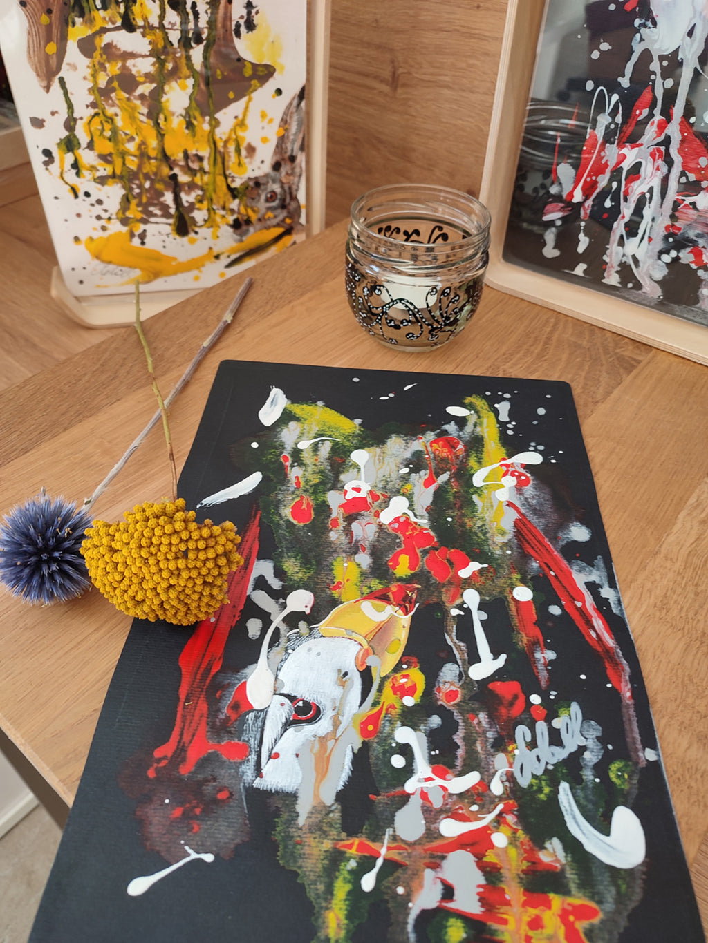 Kleiner Clown des Meeres - Original auf Papier