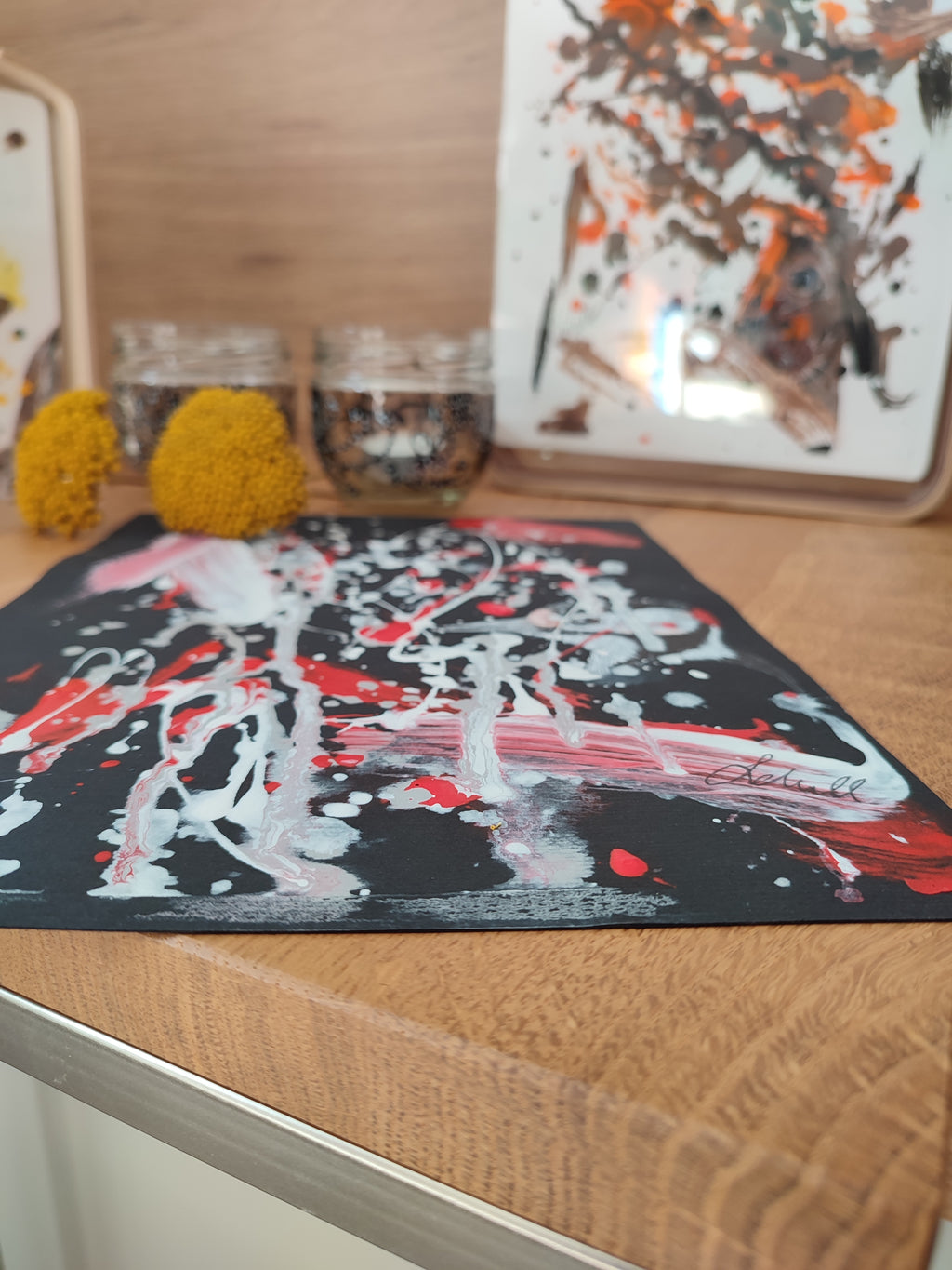 Wer klopft denn da? - Original auf Papier