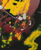 The black cat - Original auf Leinwand