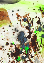 Versteckt im Frühlingsgrün - Original auf Papier