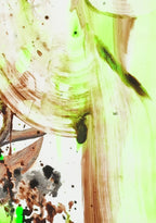 Versteckt im Frühlingsgrün - Original auf Papier