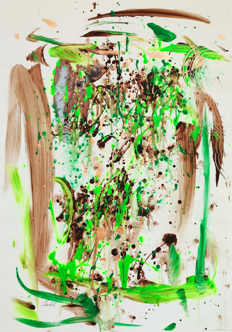Voll Kuhl - Original auf Papier