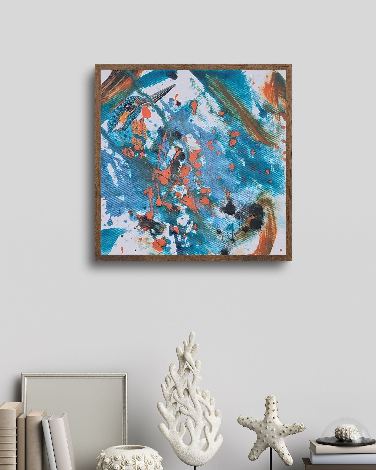 Kingfisher III - Original auf Leinwand