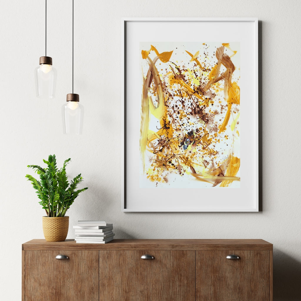 Auf der Jagd - Original auf Papier