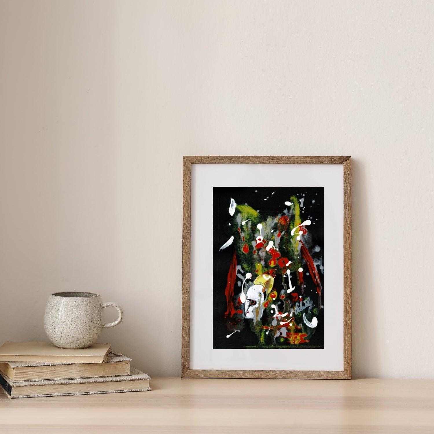 Kleiner Clown des Meeres - Original auf Papier