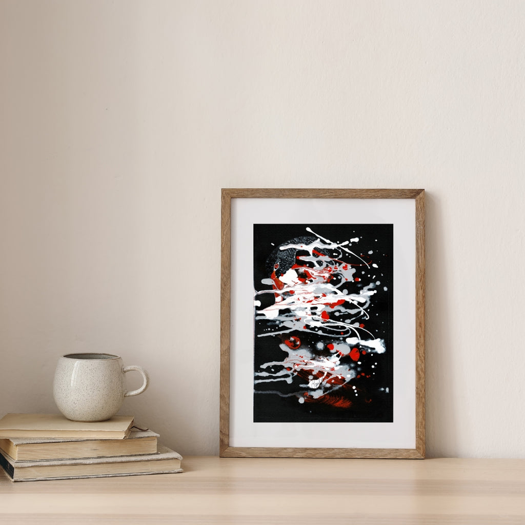 The black swan - Original auf Papier
