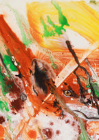 Verzückt auf der Lauer - Original auf Papier